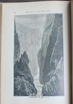 Rare Antique Old Book Yellowstone Yosemite Native Indians West America 1892 US