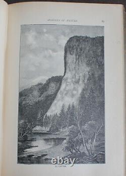 Rare Antique Old Book Yellowstone Yosemite Native Indians West America 1892 US