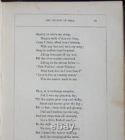 Rare Antique Old Book of Spanish & American Ballads 1859 Illustrated Scarce Work