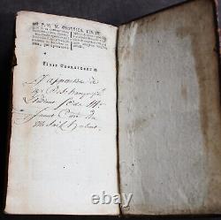 Rare Antique Old Estate Book Virgil 1714 Latin Scarce Important Works Bucolica +