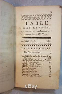 Rare Antique Old French Science Art Progress Book 1759