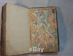 Rare Antique Old French Science Art Progress Book 1759