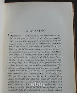 Rare Antique Old Swedish Estate Book Atlantis 1929 Fine Binding Scarce Work