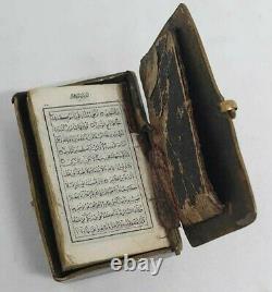 Rare Antique Quran Koran Book Smallest Arabic Islamic Manuscript