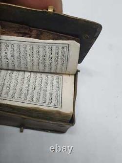 Rare Antique Quran Koran Book Smallest Arabic Islamic Manuscript