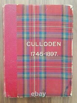Rare Antique Scottish 1746-1897 Culloden House Auction Catalogue Book Jacobite