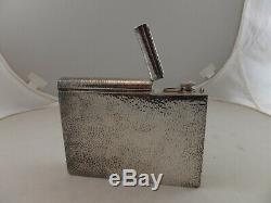 Rare Antique Sterling Silver Novelty Book -Shaped Flask