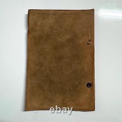 Rare Antique Suede Leather Book Self Reliance Quotes 17 Page Ralph Waldo Emerson