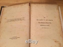 Rare Antique The New Orleans Book 1851