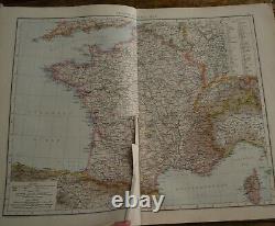 Rare Antique The Universal Atlas Cassell & Co 1893 Book With Individual Maps