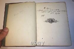 Rare Antique Victorian American The Culprit Fay Poem Book! Engravings! 1866! Art