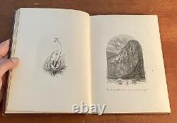 Rare Antique Victorian American The Culprit Fay Poem Book! Engravings! 1866Desc