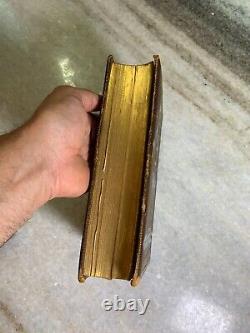 Rare Antique Victorian Ornate Leather Gilded Book LADIES OF THE WHITE HOUSE 1880