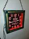 Rare Art Deco 1930's Bookplate Co. Neon Clock. Antiquarian Book