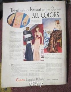 Rare! Beautiful! Full Issue Vintage Vogue Magazine New York Fashions 1932