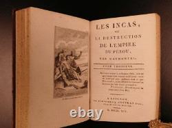 Rare Book-Incas Peru Marmontel Works Crebillon Sallust Petrone Percy, 1694, Antiqu