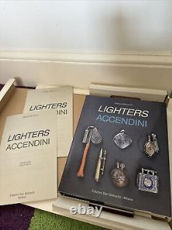 Rare Book LIBRO Bisconcini ACCENDINI LIGHTERS 1984 Unused In The Original Box