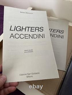 Rare Book LIBRO Bisconcini ACCENDINI LIGHTERS 1984 Unused In The Original Box