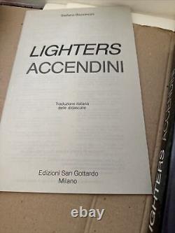 Rare Book LIBRO Bisconcini ACCENDINI LIGHTERS 1984 Unused In The Original Box