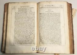 Rare Find! Large Antique leather book 1677 London England Resolves Estate Sale