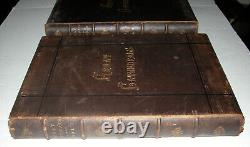 Rare GREAT CATHEDRALS Of The WORLD Antique Book Leather Gilt Frank Allen BOSTON