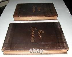 Rare GREAT CATHEDRALS Of The WORLD Antique Book Leather Gilt Frank Allen BOSTON