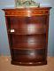 Rare Inlaid Bell Flower Mahogany Sheraton Low Bookcase Book Shelf Mint