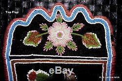 Rare Iroquois Beaded Book Cover C. 1904