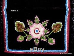 Rare Iroquois Beaded Book Cover C. 1904