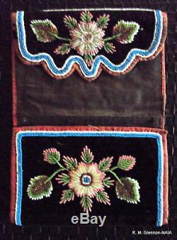 Rare Iroquois Beaded Book Cover C. 1904