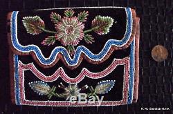 Rare Iroquois Beaded Book Cover C. 1904