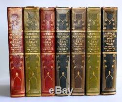 Rare Lot Antique Books Beautiful Leather Library Set Home Decorator Collection