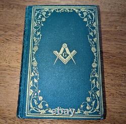 Rare MASONRY Past Present and Future REV JOHNSON 1871 Antique Book 1st Edition