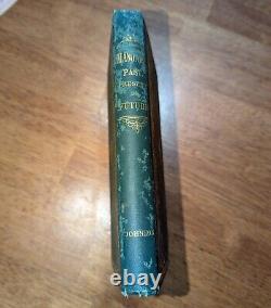 Rare MASONRY Past Present and Future REV JOHNSON 1871 Antique Book 1st Edition