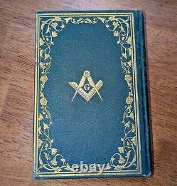 Rare MASONRY Past Present and Future REV JOHNSON 1871 Antique Book 1st Edition