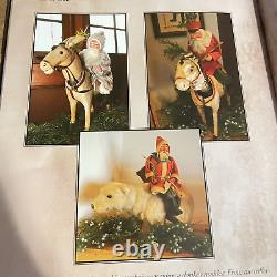 Rare Primitive Holiday Book Christmas Of Olde Antiques Tina Woltman Aafa