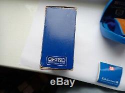 Rare Seiko 5 Sportsmatic Original Boxes 1960s Clamshell Case With Box & Book