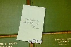 Rare Theodore Davis Egyptian Archaeological Books