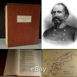 Rare Unpublished Manuscript Morgans Civil War Cavalry Raid Handwritten Book Map