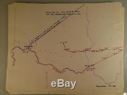 Rare Unpublished Manuscript Morgans Civil War Cavalry Raid Handwritten Book Map