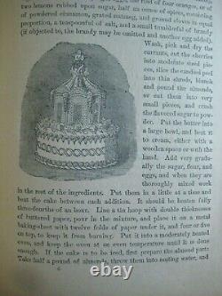 Rare Victorian Cook Book Canning Cakes Pies Candy Meat Bread Frog Fish Pickle