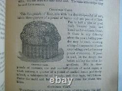 Rare Victorian Cook Book Canning Cakes Pies Candy Meat Bread Frog Fish Pickle