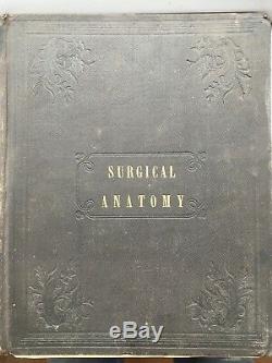 Rare Victorian Medical Book Maclises Surgical Anatomy 1857 with 36 Colour Plates
