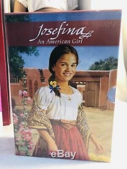 Rare Vintage AMERICAN GIRL JOSEFINA DOLL 1824 Box/6 Set Of Books Excellent cond