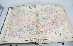 Rare Vintage Map 1922 Bromleys Plat Book City of Boston Atlas 36 Plates Fenway