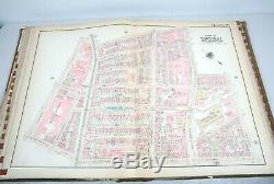 Rare Vintage Map 1922 Bromleys Plat Book City of Boston Atlas 36 Plates Fenway