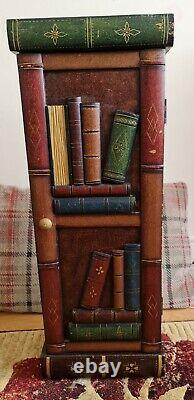 Rare Vintage Small Wooden Book Shelf, books design, unique