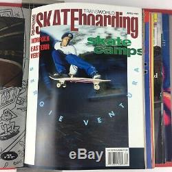Rare Vintage Transworld skateboarding Magazine Lot of 11 Issues 1991 Volume 9