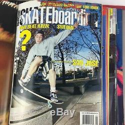 Rare Vintage Transworld skateboarding Magazine Lot of 11 Issues 1991 Volume 9