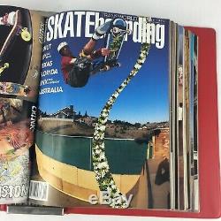 Rare Vintage Transworld skateboarding Magazine Lot of 12 Issues 1990 Volume 8